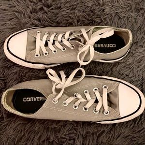 Gray Low Top Converse